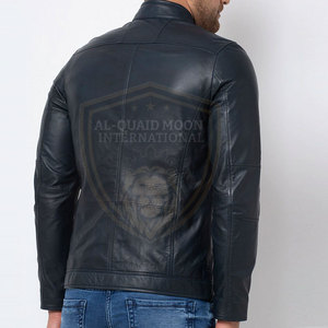 Wholesale <b>Cheap</b> Price Men Leather <b>Jacket</b> Top Manufacturer Premium Quality Men Leather <b>Winter</b> <b>Jacket</b> - Product Image 4