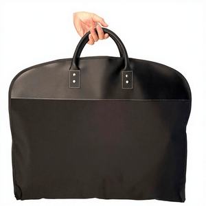 Bolsa de Ropa Negra Resistente, Plegable, para Viajes, Almacenamiento de Trajes - Product Image 2