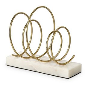 Nueva Escultura Abstracta Dorada para Decoración Moderna y Artística del Hogar u Oficina - Product Image 5