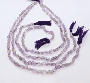 Natural Pink <b>Amethyst</b> Oval Beads 6x8MM Carved Gemstone Beads 13 Inch Strand Wholesale Bulk <b>Amethyst</b> Beads For Jewelry Making - Product Image 6