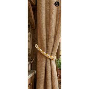 Braided Cotton Curtain <b>Tieback</b> Rope Curtain Holder Decorative Holdback for Drapes Window Living Room Bedroom Home Styling - Product Image 3
