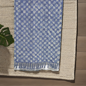 Rajasthani Attractive Traditional Handmade 100% Cotton 68"x24" Floral Printed Rectangular Unisex Yoga <b>Mat</b> for <b>Exercise</b> at Home - Product Image 1