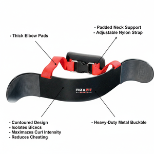 สายรัดเสริมกล้ามเนื้อไบเซ็ปส์ Rexfit Sports สำหรับยกน้ำหนักและเพาะกาย - Product Image 5