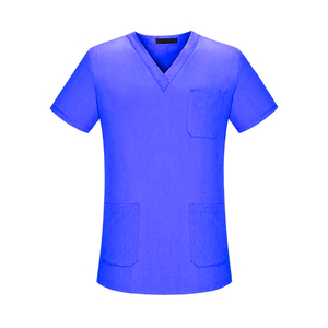 Wholesale Unisex Hospital Staff Nurses Uniforms Long Work Scrubs and Suits 100% Cotton Anti-Wrinkle for Medical Staff - Product Image 5