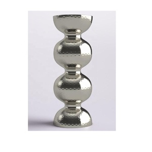Aluminium 2 Tone <b>Candle</b> <b>Holder</b> Solid Cast Aluminium <b>Candle</b> Stand Modernism <b>Candle</b> <b>Holder</b> for Home & Event Wedding Decoration - Product Image 3