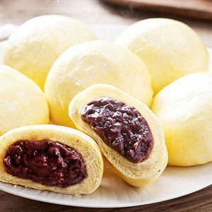 [MILWON] Bollo al vapor de calabaza dulce, suave y masticable, con relleno de frijol rojo, para comida asiática, tiendas de comestibles y aperitivos de cafetería - Product Image 2