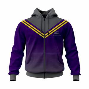 Sweat à capuche haute performance pour hommes, logo personnalisé, 100 % coton, sport de plein air, sweat à capuche zippé de haute qualité pour garçons, coupe classique, streetwear - Product Image 1