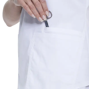 Ensemble de deux pièces d'uniformes médicaux pour femmes, tenue de travail confortable pour infirmières d'hôpital, vêtements professionnels de santé, fabrication de vêtements de travail - Product Image 5