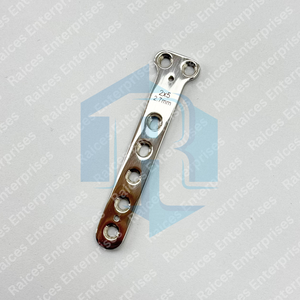 RAICES ENTERPRISES Placa de Bloqueo Ortopédica de 2.7mm, 2x5 Orificios, Acero Inoxidable, Certificación CE Clase II, Certificación ISO 13485, Veterinaria - Product Image 2