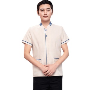 Uniforme de Limpieza para Personal de Hotel Unisex al por Mayor, Material de Poliéster/Algodón, Servicio OEM, Logotipo Personalizado - Product Image 5