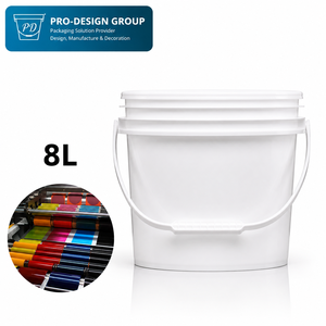 Contenedor de Tinta de Plástico de 8L con Tapa Hermética para Tinta de Impresión, Fabricante con Certificación ISO 9001 - Product Image 1