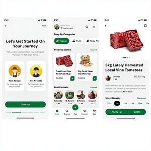 Desarrollo de Aplicaciones de Comercio Electrónico para Agricultura Orgánica Avanzada con Entrega de Productos de Granja a Domicilio, Inventario Inteligente y Mercado Multivendedor - Product Image 3