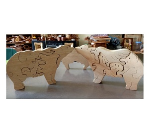 Nhà Máy Montessori động vật bằng gỗ Cân bằng đồ chơi xếp chồng con số & khối xây dựng Mickey Mouse Quà Tặng 2-4 5-7 tuổi - Product Image 2