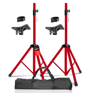5 Core Metal <b>Speaker</b> Stand Tripod Pair Heavy Duty Adjustable 72" Universal Mount for PA <b>DJ</b> Studio w Bag - Product Image 1