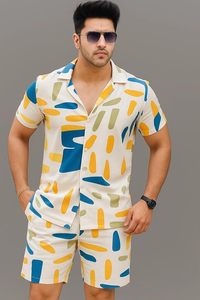 Summer Wear | Night Suit | T-Shirt and <b>Shorts</b> <b>Set</b> for <b>Man</b> | Night Dress | <b>Pyjama</b> <b>Set</b> | Summer Wear | Lounge wear | - Product Image 2