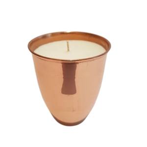 Vases à bougies en cuivre finition or rose de qualité supérieure, contenants métalliques pour bougies, pour la décoration intérieure et la fabrication de bougies, prix avantageux. - Product Image 1