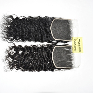 Cheveux humains brésiliens naturels vierges non traités, cuticules alignées, qualité Genius Weft, avec closure HD 6*6, bouclés, provenant de Temple, vente en gros - Product Image 2