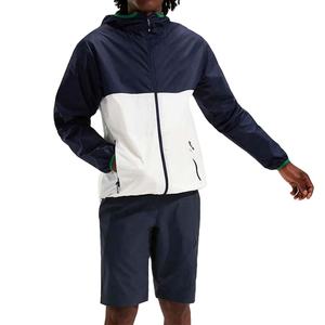 Custom Made Men Plus Size Winter Casual Printed Windbreaker Short <b>Set</b> Polyester/Cotton Two-Piece Quick Dry - Product Image 2