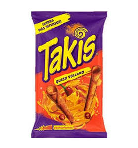 Takis Intense Nacho 9.9 oz Sachet format familial, chips de tortilla roulées au fromage - Product Image 2