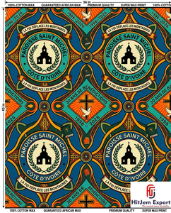 Fournisseur et fabricant de tissus en coton imprimé africain de qualité supérieure, OEM, uniformes pour les cérémonies religieuses, les anniversaires, les congrès, Ghana, Nigéria, Kenya - Product Image 4