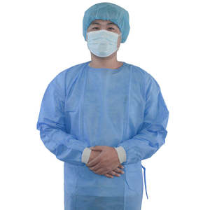 Batas Médicas Desechables de Algodón 100% Premium, Tallas Personalizadas para Doctores, Venta al Por Mayor de Fábrica, Ropa Protectora Médica No Tejida - Product Image 3