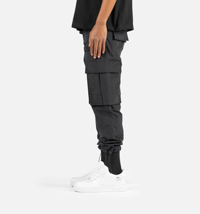 mens techwear pants with multiple pockets for daily storage needs men techwear pants with adjustable cuffs for better fit - Product Image 4