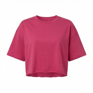 Camiseta Corta Personalizada al por Mayor para Mujer con Logotipo Impreso, Top Corto Personalizado para Mujer, el Mejor Estilo de Moda, Top Transpirable - Product Image 1