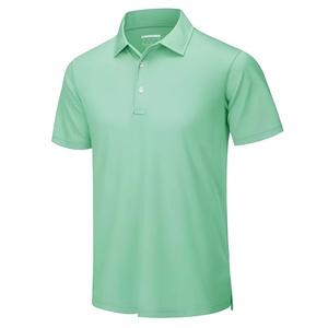 Polos pour hommes 100% coton, logo personnalisé brodé, manches courtes, imprimé uni, tricoté en polyester, mode été - Product Image 3