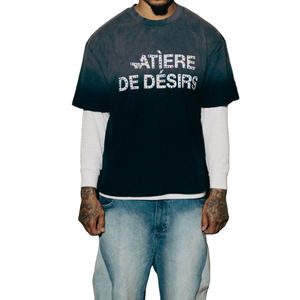 Camisetas y Sudaderas Personalizadas 100% Algodón con Logo Impreso, Diseño Oversize Vintage Urbano con Pedrería y Efecto Lavado - Product Image 1