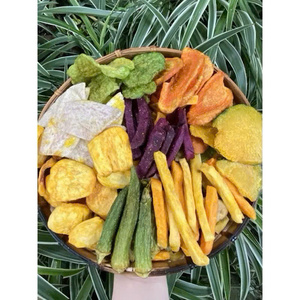 Crispy VF Mixed Fruit Chips 7 Varieties Tropical Fruit Advanced Vacuum Fried Technology Healthy Vegan <b>Snacks</b> from Vietnam - Product Image 3
