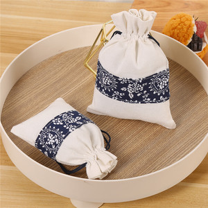 Sacs à Graines Personnalisables en Polyester/Coton, Imprimé Floral, Résistants à l'Eau, Écologiques, avec Cordon Ajustable pour Cadeaux Promotionnels - Product Image 6