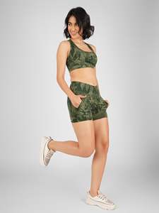 เสื้อชั้นในกีฬาสำหรับผู้หญิง ระบายอากาศได้ดี มีซิปด้านหน้าและแผ่นรองแบบถอดได้ เหมาะสำหรับโยคะและวิ่ง - รองรับระดับปานกลาง - Product Image 5