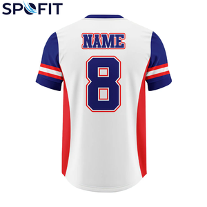 Nueva Llegada, Jersey de Béisbol Personalizado de Alta Calidad con Cuello en V, Cómodo y Duradero, Ropa Deportiva para Equipos de Béisbol para Adultos - Product Image 4