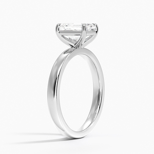Bague BOJ 74 en argent 925 avec halo de pierres taille émeraude, solitaire diamant 2 carats couleur D VVS1 Moissanite certifiée GRA, prix bas - Product Image 2