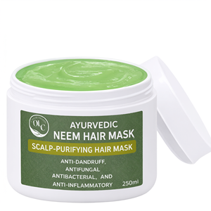 Masque capillaire ayurvédique au neem 250 ml, traitement purifiant du cuir chevelu, antipelliculaire, antifongique - Product Image 3