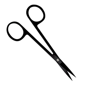 กรรไกรตัดเยื่อใยแก้วตาแบบแมนนวล รุ่น Super Cut ขนาด 11.5 ซม. แบบตรง สีดำ อุปกรณ์ผ่าตัดสำหรับการดำเนินการทางการแพทย์ที่แม่นยำ - Product Image 6