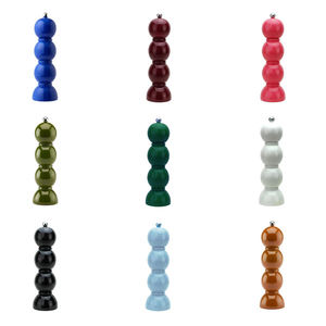 Collection colorée OEM Moulin à sel et à poivre en bois laqué haute brillance, ensemble de moulins à épices de cuisine, usine du Vietnam - Product Image 3