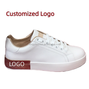 Commercio all'ingrosso di alta qualità design di lusso da <span class=keywords><strong>donna</strong></span> Logo personalizzato <span class=keywords><strong>in</strong></span> <span class=keywords><strong>vera</strong></span> <span class=keywords><strong>pelle</strong></span> di vitello di marca skateboard <span class=keywords><strong>scarpe</strong></span> <span class=keywords><strong>sportive</strong></span> - Product Image 2