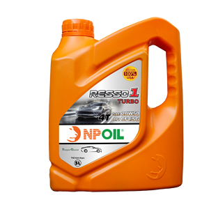 Aceite de Motor para Automóviles de Pasajeros NPOIL RESSO 1 TURBO 20W50 4L 5L 6L, Aceite Base de Primera Calidad y Aditivos Premium - Product Image 1