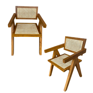 Adjustable Dining Chairs Solid Teak <b>Wood</b> for Home Bar Apartment Hotel Park Dining Furniture Natural and Elegant Chair - Product Image 3