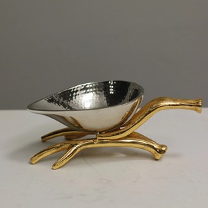 ชามโลหะสำหรับเสิร์ฟอาหารสแตนเลสออกแบบสำหรับบ้านโรงแรมร้านอาหาร - Product Image 4