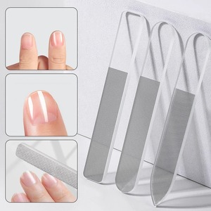 Lime à ongles professionnelle double face Zebra blanche, grain 100, réutilisable, 9,0x1,4 cm, pour soins des ongles - Product Image 6