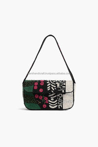 Colección Bolso de bolsos de mano con cuentas hecho a mano Bolso de mano a precio mayorista de India - Product Image 4