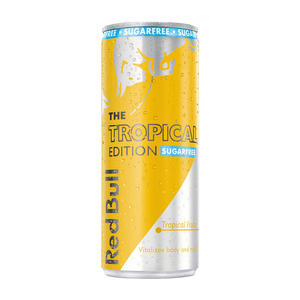 Boisson énergisante Red Bull édition tropicale / Red Bull 250 ml sans sucre - Product Image 2