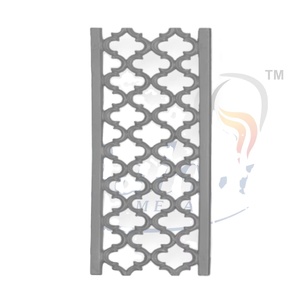 Pièces de portail de jardin en fonte robuste Super Shot Blast, finition de surface grise, OEM, architecturales, métal facilement assemblable - Product Image 1