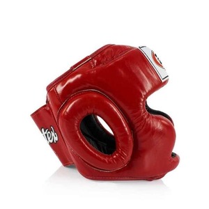 ขายส่งอุปกรณ์ป้องกันศีรษะ Fairtex แบบสั่งทำพิเศษ ผลิตจากหนังแท้ 100% พร้อมบริการปรับแต่งโลโก้และป้ายกำกับ สำหรับผู้ใหญ่ - Product Image 5