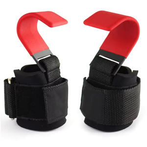 Ganchos de Levantamiento de Pesas Profesionales para Entrenamiento de Fuerza con Barra, Resistentes, Mate, con Logotipo Personalizado - Product Image 1