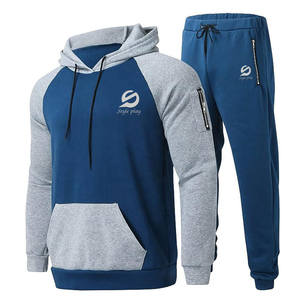 Conjunto Deportivo de Poliéster para Hombre de Alta Calidad, para Entrenamiento y Jogging, con Logotipo Personalizado, Diseño Sólido, 100% Poliéster, para Invierno - Product Image 1