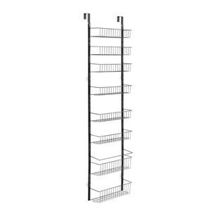 Organizzatore da appendere sopra la porta a 9 livelli in acciaio resistente, salvaspazio, regolabile per dispensa e parete - Product Image 1