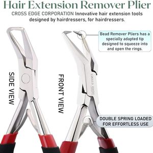 Micro anillos profesionales Enlaces Cuentas Herramientas para extensiones de cabello Alicates de eliminación para prevenir daños Eliminación de extensiones de cabello - Product Image 3